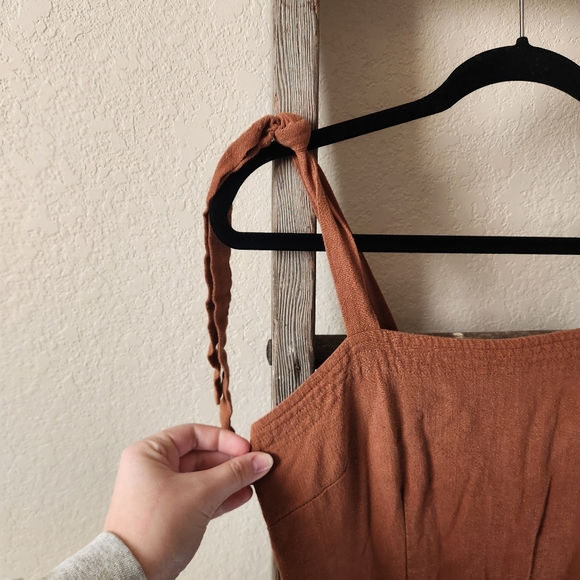 Universal Thread Rust Jumpsuit - Picture 6 of 7